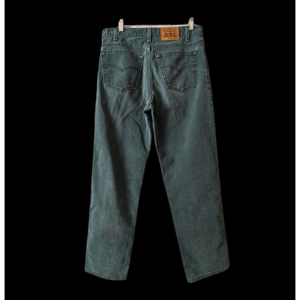 Vintage 90s Levi’s 540 Green Jeans Brown Tab 34x30 Y2K Grunge Street